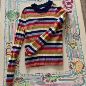 Madewell Alpaca Blend Striped Sweater